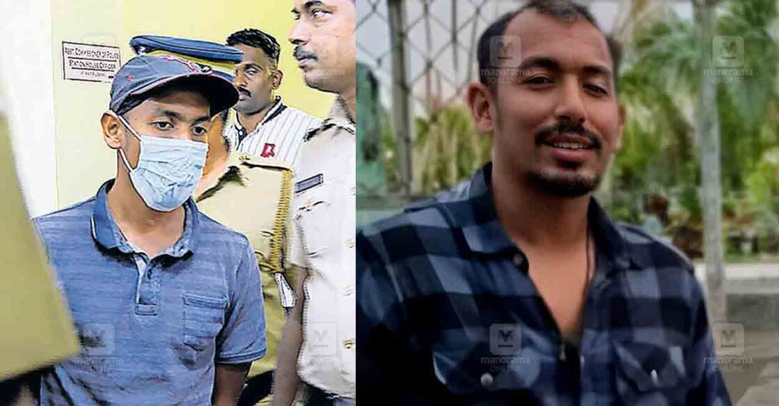 പൊലീസ് സ്റ്റേഷനിൽ കീഴടങ്ങിയ സുകാന്ത് സുരേഷ്.