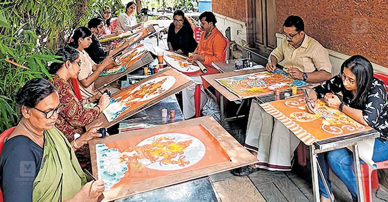 ചായമൊരുക്കി ചെമ്മണ്ണൂർ; ചുമരിലൊരുങ്ങി ചിത്രങ്ങൾ | Guruvayur | Chemmanur ...