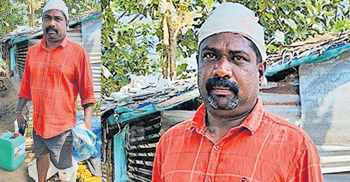 കവര്ച്ചക്കാരുടെ ആക്രമണത്തില് പരുക്കേറ്റ പ്രദീപ്. കവര്ച്ചക്കാരുടെ ആക്രമണത്തില് പരുക്കേറ്റ പ്രദീപ്.