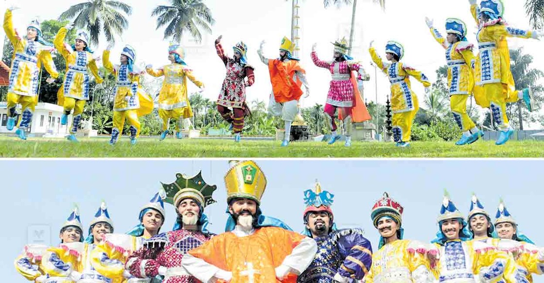 wayanad-pulppalli-vijaya-hss-team-and-mananthavady-mgm-hss-team-cahvittu-natakam-- 1. ജില്ലാ സ്കൂൾ കലോത്സവത്തിൽ ഹയർസെക്കൻഡറി വിഭാഗം ചവിട്ടുനാടകത്തിൽ ഒന്നാം സ്ഥാനം നേടിയ പുൽപള്ളി വിജയ എച്ച്എസ്എസ് ടീം. 2. ഹൈസ്കൂൾ ചവിട്ടുനാടകത്തിൽ ഒന്നാം സ്ഥാനം നേടിയ എംജിഎംഎച്ച്എസ്എസ് ടീം.