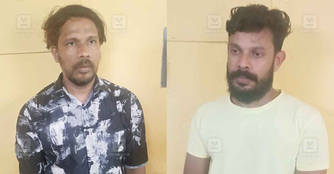 പിടിയിലായ ഹബീബ് റഹ്മാന്‍, പി.ദിപിന്‍ 