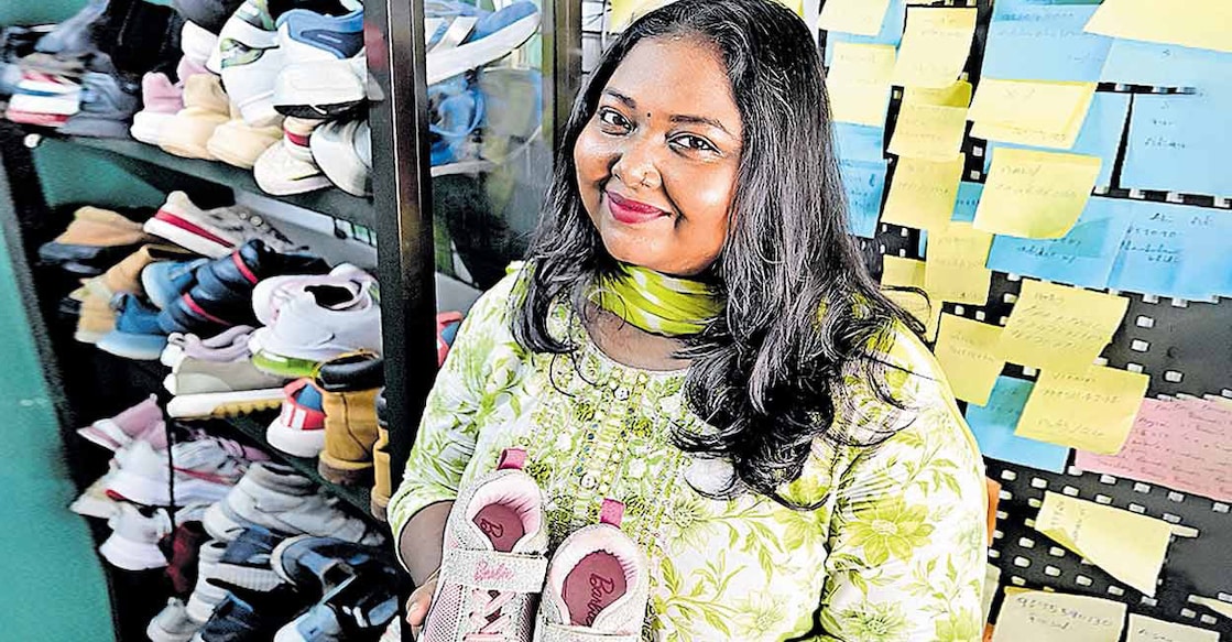 കൃഷ്ണ കൊച്ചി പാടിവട്ടത്തെ കടയിൽ. ചിത്രം: ആറ്റ്‌ലി ഫെർണാണ്ടസ്