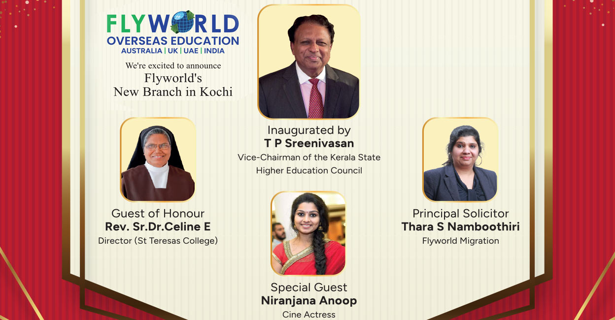 Flyworld Migration ഫ്ലൈ വേൾഡ് മൈഗ്രേഷൻ ആൻഡ് ഓവർസീസ് എജ്യുക്കേഷന്റെ പുതിയ ഓഫിസ് - Fly Worl ...