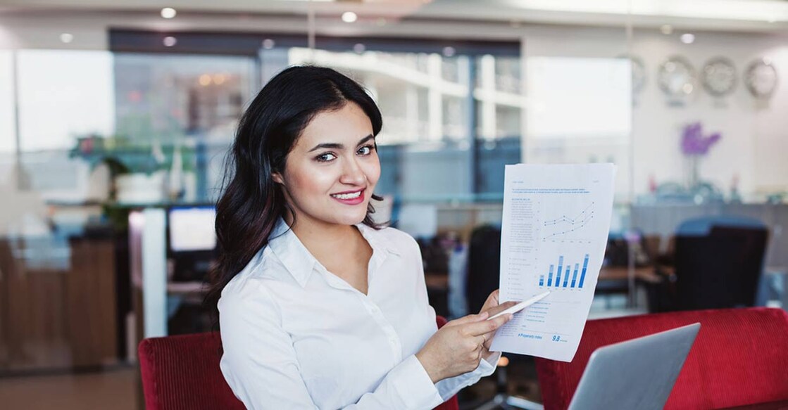 indian-young-working-professional-performance-print-out-graph-mila-supinskaya-glashchenko-shutterstock-com Representative Image. Photo Credit : Mila Supinskaya Glashchenko / Shutterstock.com