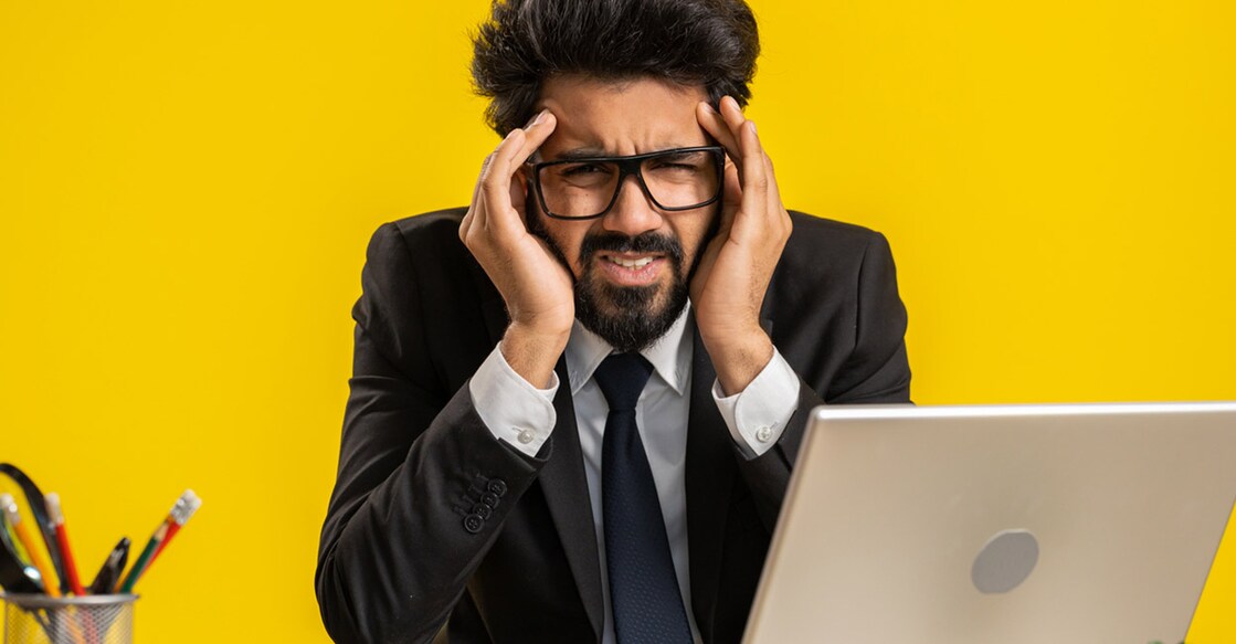 Desperate Business Man Indian istock Photo Representative Image. Photo Credit : Andrii Iemelyanenko / iStockPhoto.com