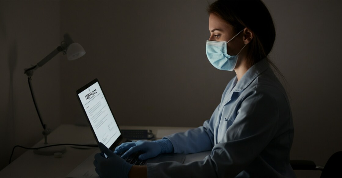 ai-generted-image-woman-computer-article Representative Image. Photo Credit : AI Generated Image
