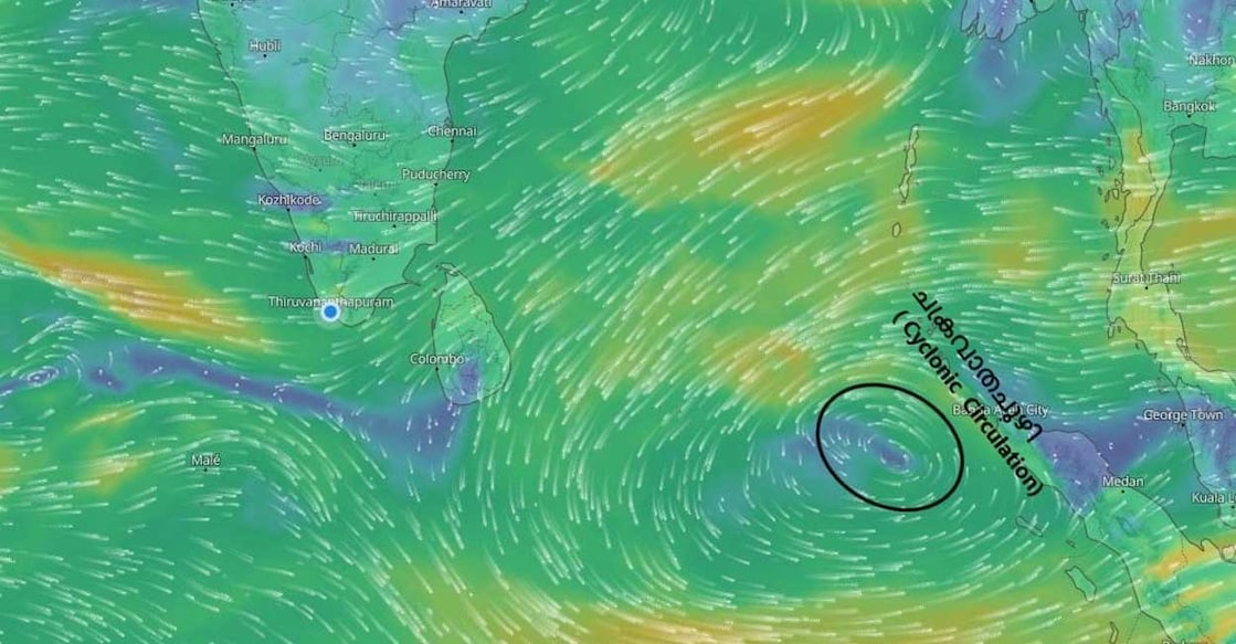 cyclone-bayofbengal (Photo: Facebook/ Rajeevan Erikkulam)