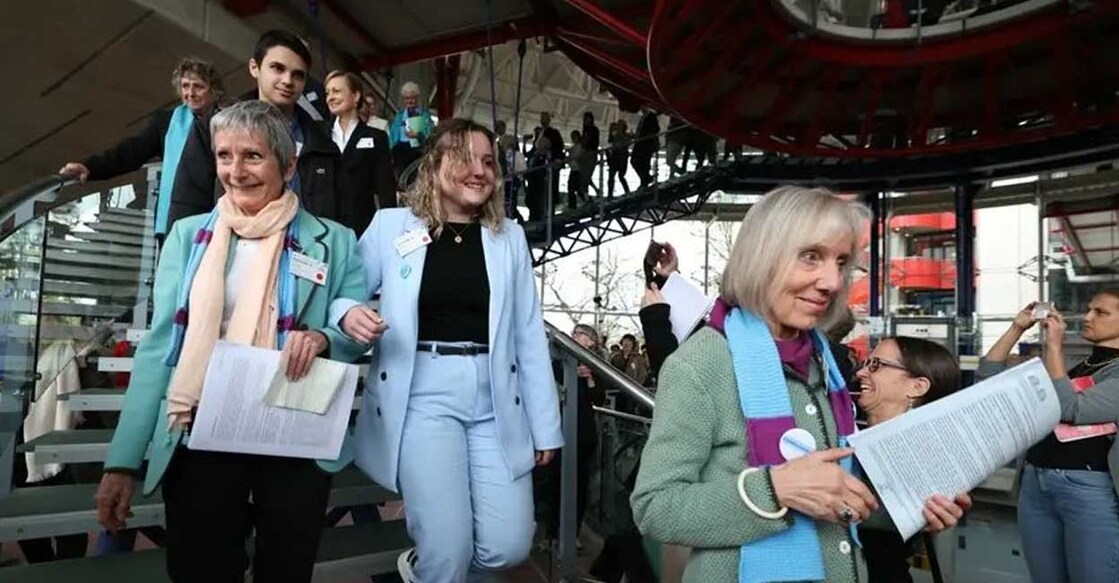 switzerland-women അനുകൂല വിധിയിൽ സന്തോഷിക്കുന്ന പരാതിക്കാർ (Photo: X/@patriziarn)