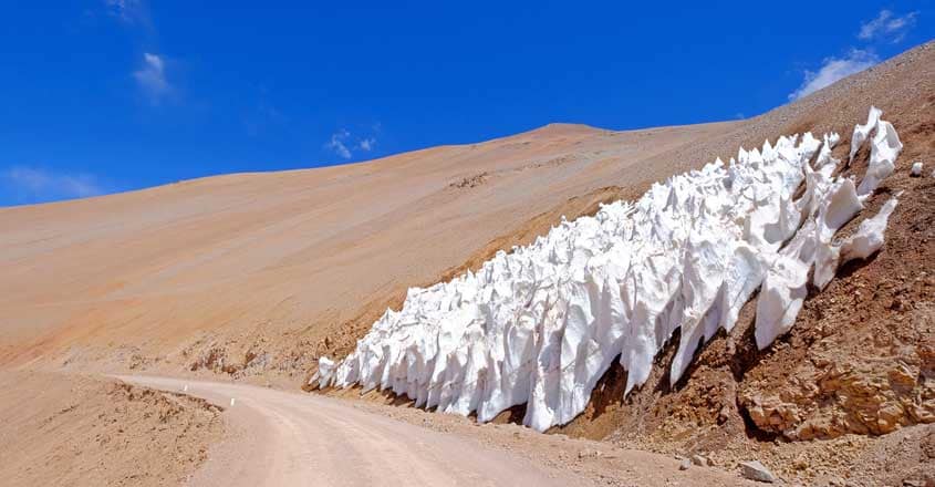 Penitentes ice formation Penitentes ice formation