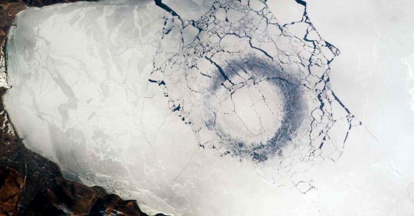 Mysterious 'ice rings' form in the world's deepest lake Mysterious 'ice rings' form in the world's deepest lake