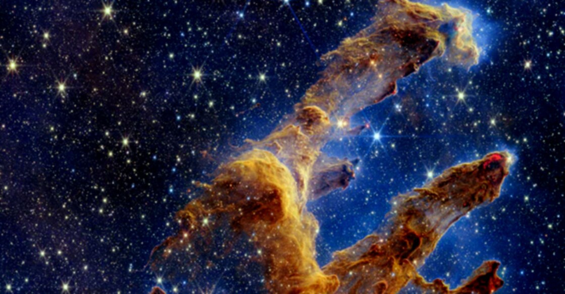 NASA's James Webb Telescope Captures The Iconic Pillars Of Creation Image Credit: NASA/Instagram