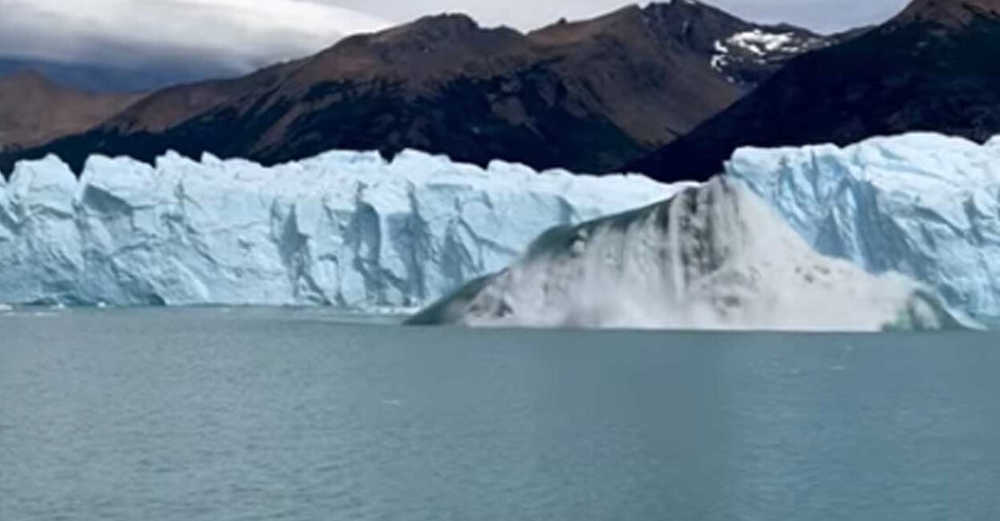 glacier-argentina വിഡിയോയിൽ നിന്ന് (Photo: Youtube/Viralhog)