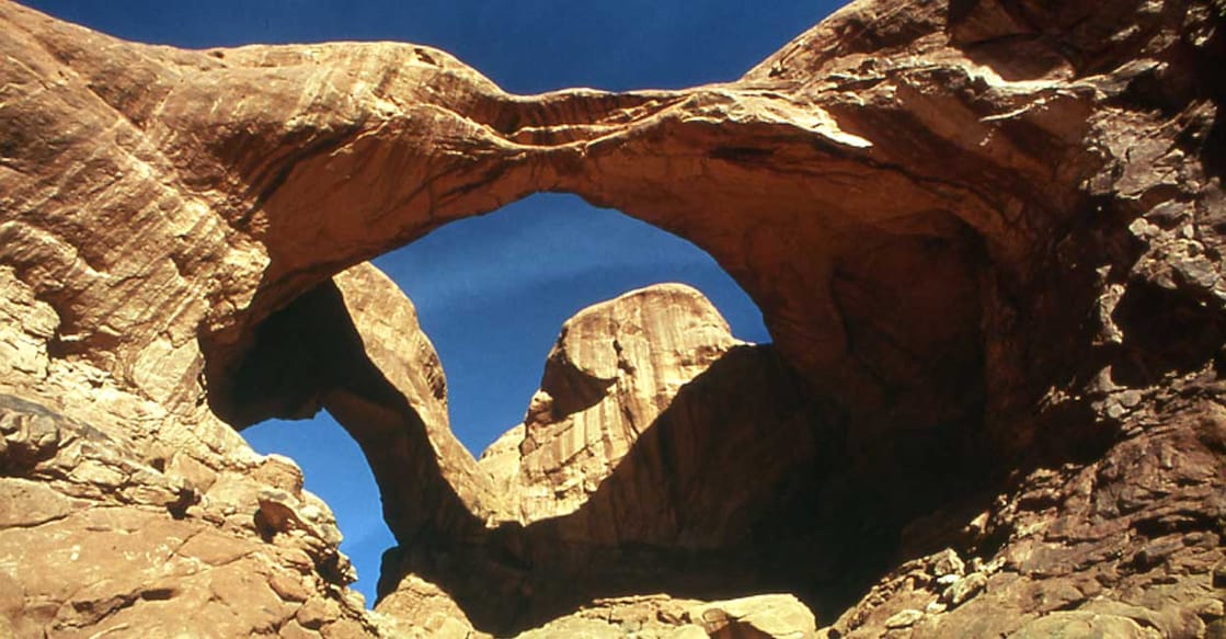 double-arch ഡബിൾ ആർച്ച് (Photo: X/@ArchesNPS)