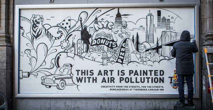 world's first ink made out of air pollution world's first ink made out of air pollution