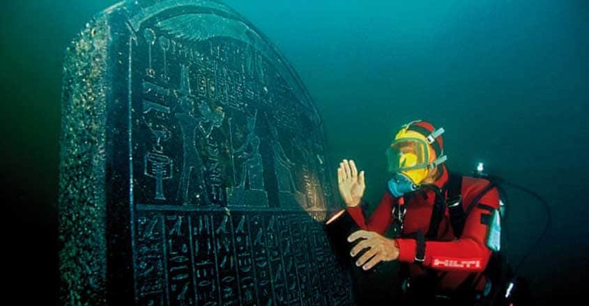 Countless Treasures Discovered in Egypt's Sunken City of Heracleion Countless Treasures Discovered in Egypt's Sunken City of Heracleion