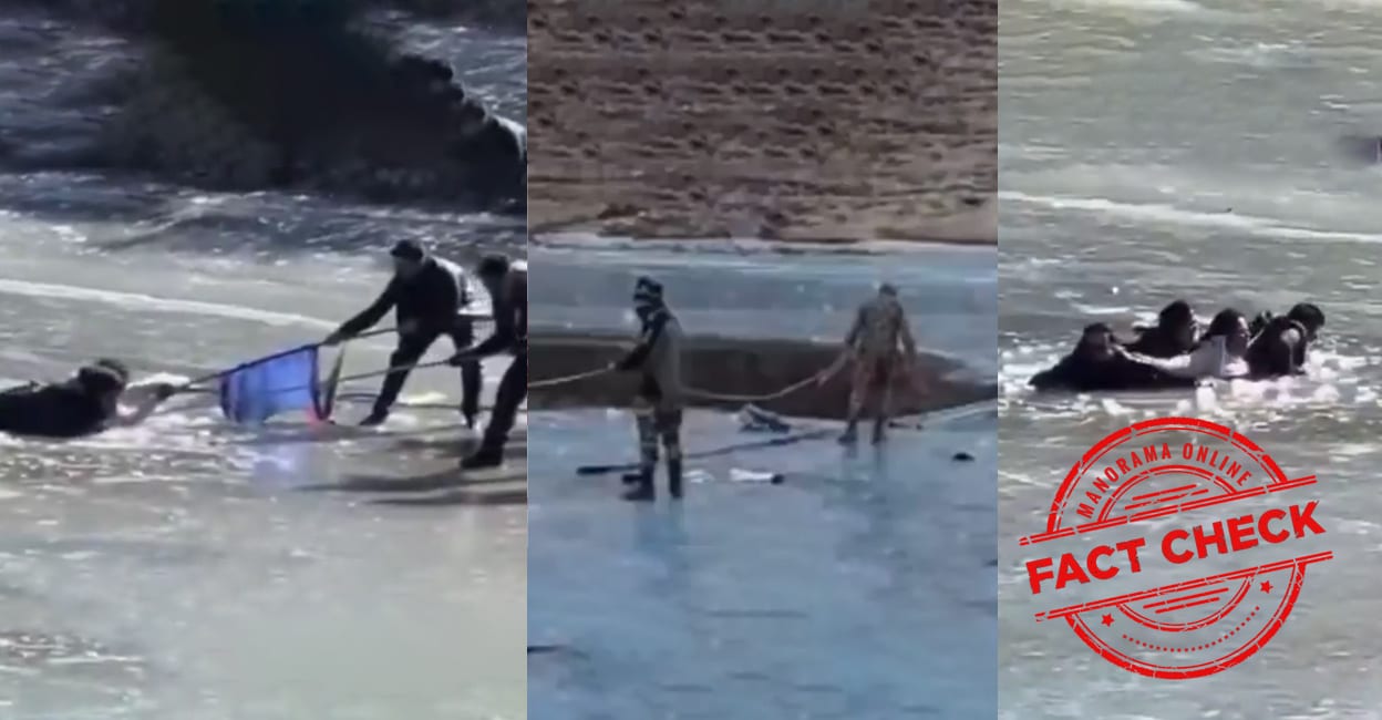 Image accompanying ‘Heart Breaking... On 16 Jan, tourist group slipped in the frozen Sela Lake (Arunachal Pradesh). 4 people fell into icy water; 2 rescued alive, 2 lost their liv