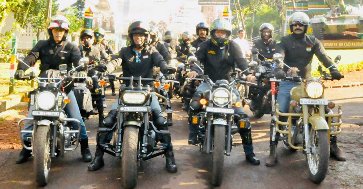 ഇന്ത്യൻ ആർമിയുടെ ബൈക്ക് റാലി | Indian Army Bike Rally