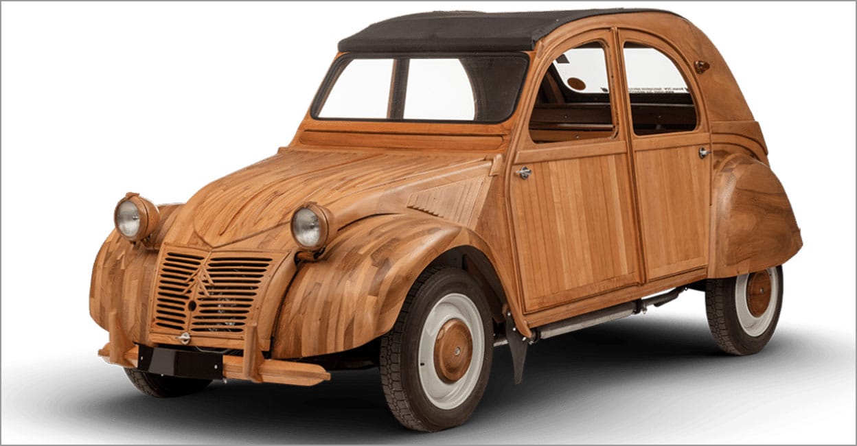 The wooden Citroen 2CV sold for Rs 1.86 crore - News Directory 3