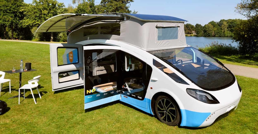 Stella Vita - rijdend huis op zonne-energie Stella Vita - rijdend huis op zonne-energie
