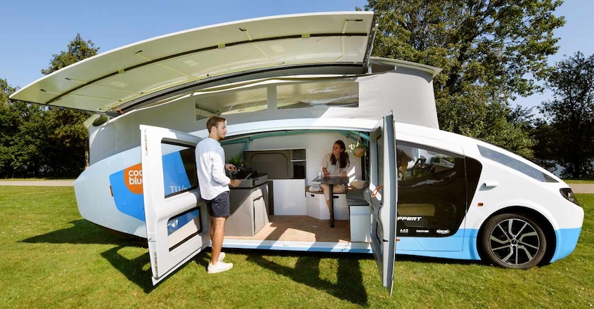 Stella Vita - rijdend huis op zonne-energie Stella Vita - rijdend huis op zonne-energie