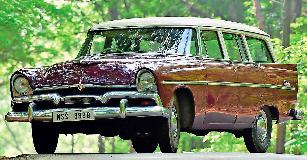 Restored with parts imported from America;  The Story of the Palakkad 1956 Model Plymouth