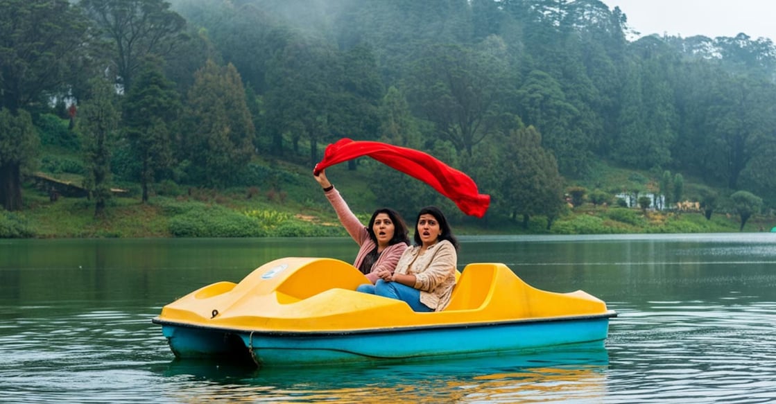 ooty-lake-coffee-brake AI Generated Image