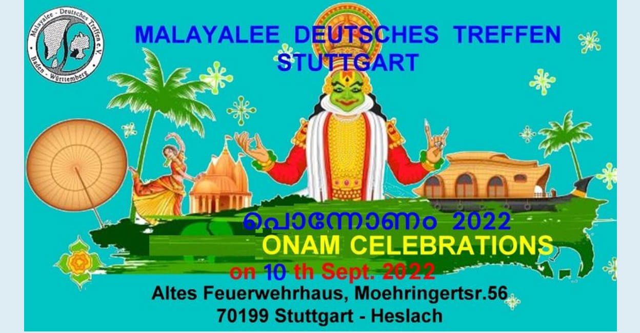 Onam celebration in Stuttgart on 10th September - timenews