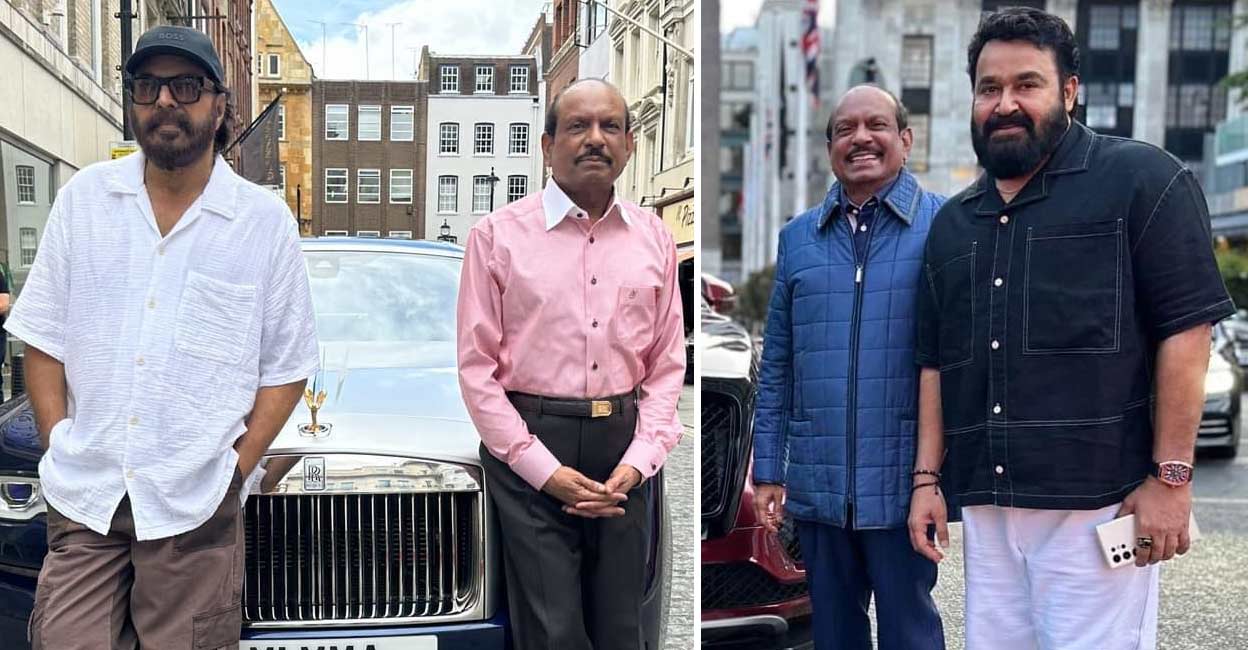 Mammootty and Mohanlal Wish MA Yusafali a Happy Birthday in London ...