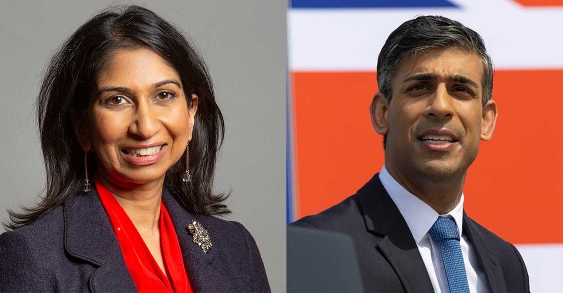 Rishi-Sunak-and-Home-Secretary-Suella-Braverman Rishi-Sunak-and-Home-Secretary-Suella-Braverman