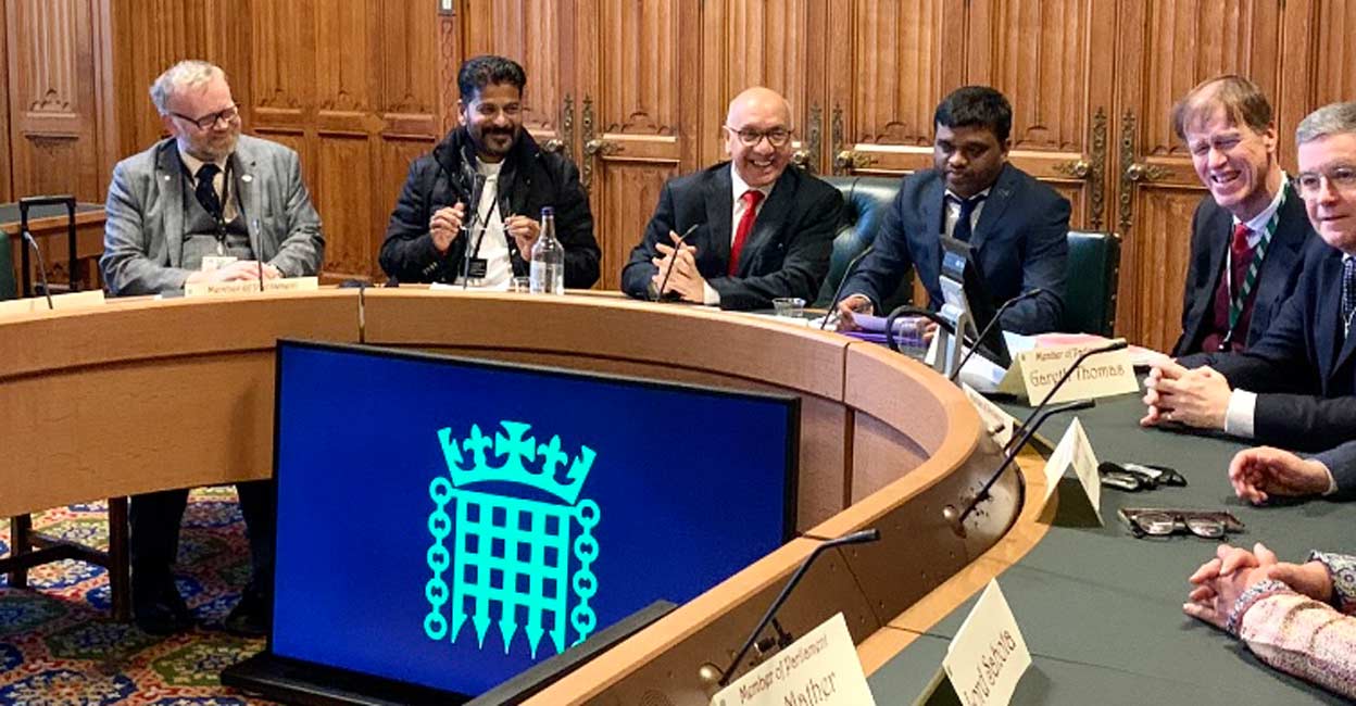 രേവന്ത് റെഡ്ഡി യുകെയിൽ - Revanth Reddy in UK | Telangana Chief ...