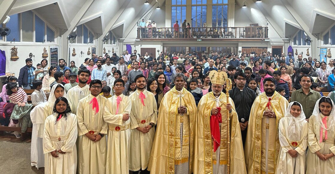 ഈസ്റ്റ്ഹാം സെന്റ് ജോർജ് മിഷനിൽ നടന്ന വാർഷിക ധ്യാനത്തിൽ നിന്ന്.