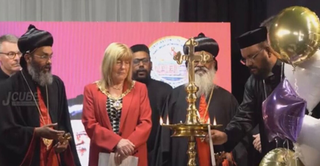 സെന്റ് തോമസ് ഇന്ത്യൻ ഓർത്തഡോക്സ് ചർച്ച് കൂദാശയ്ക്ക് മോറാൻ മോർ ബസേലിയോസ് മാത്യൂസ് തൃതീയൻ ​​കാതോലിക്കാ ബാവ മുഖ്യകാർമികത്വം വഹിച്ചു.