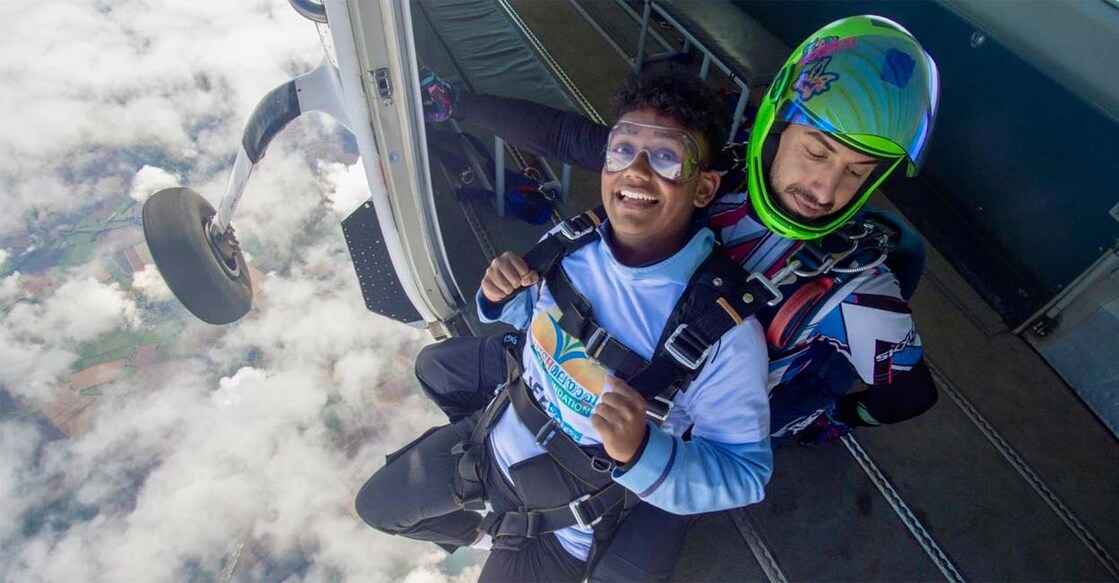 teenager-skydives-to-raise-funds-for-students-noel-sabu