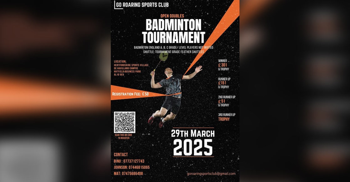 go-roaring-sports-club-organize-doubles-badminton-tournament