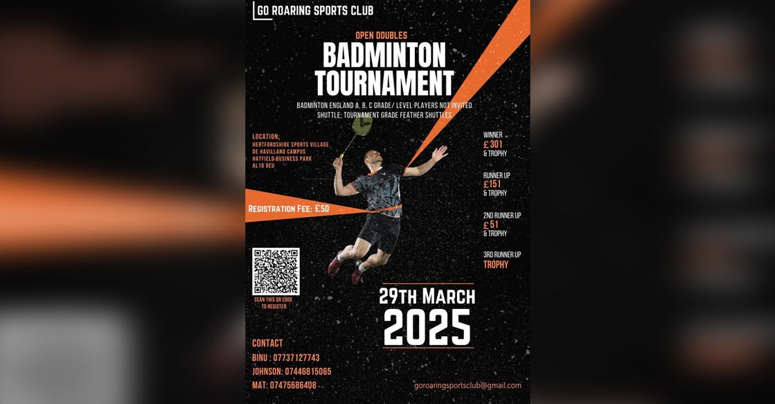 go-roaring-sports-club-organize-doubles-badminton-tournament go-roaring-sports-club-organize-doubles-badminton-tournament