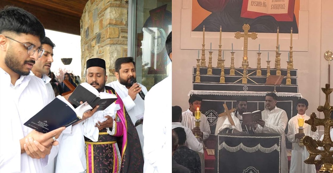 good-friday-observed-in-indian-orthodox-churches-in-ireland 1. വാട്ടർഫോർഡ് സെന്റ് ഗ്രിഗോറിയോസ് ഇന്ത്യൻ ഓർത്തഡോക്സ് ചർച്ചിൽ നടന്ന ദുഃഖ വെള്ളി ശുശ്രൂഷകൾക്ക് ഇടവക വികാരി റവ. ഫാ. അനു ജോർജ് മുഖ്യ കാർമ്മികത്വം വഹിച്ചപ്പോൾ. 2. ടിപ്പററി സെന്റ് കുര്യാക്കോസ് ഇന്ത്യൻ ഓർത്തഡോക്സ് പള്ളിയിൽ നടന്ന ദുഃഖ വെള്ളി ശുശ്രൂഷകൾ. ചിത്രം: സ്പെഷൽ അറേഞ്ച്മെന്റ്