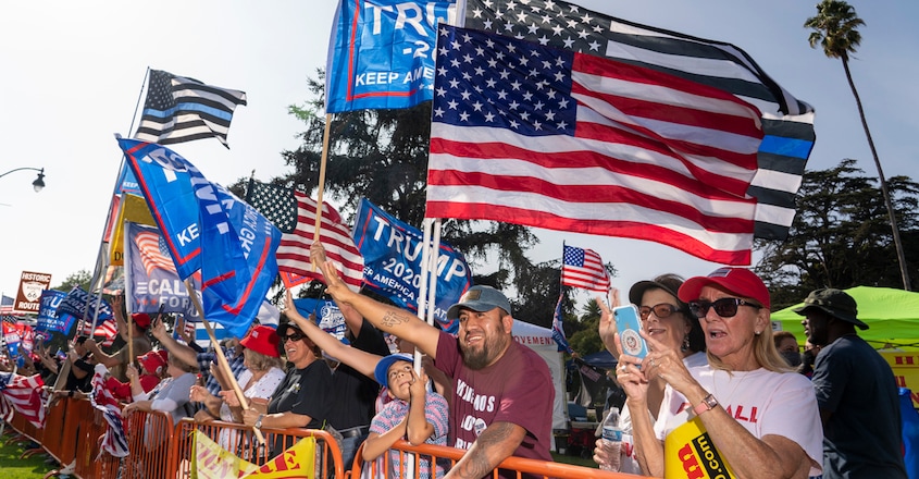 Supporters of US President Donald Trump Supporters of US President Donald Trump