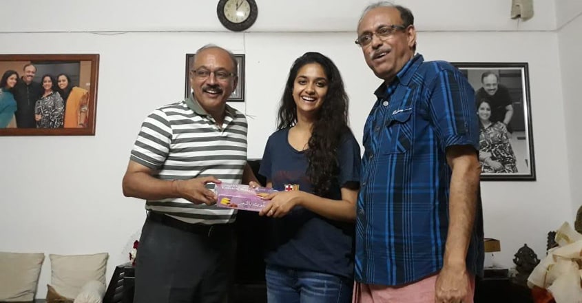 PRESENTING-SWEETS-TO-KEERTHI PRESENTING-SWEETS-TO-KEERTHI