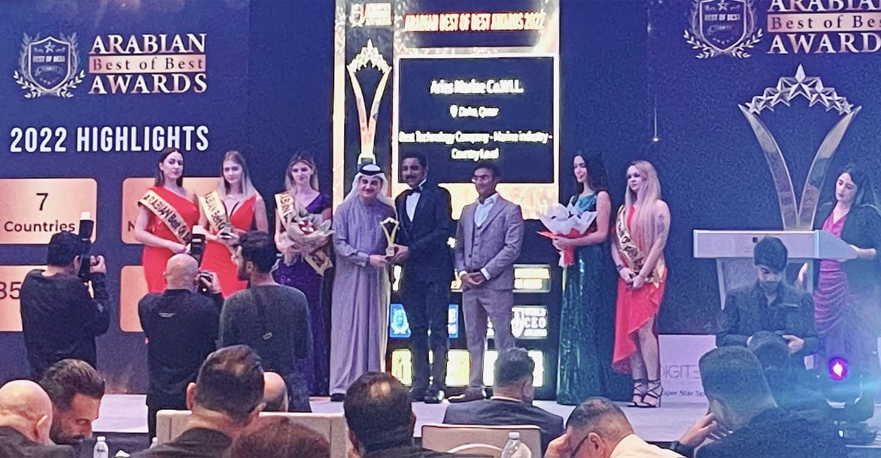 Aries Marine Qatar won the Arabian Best of Best award