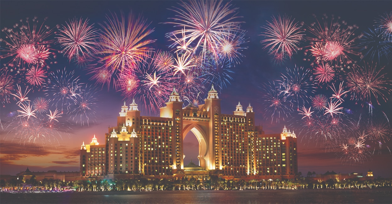 Welcoming with celebration…;  New Year’s preparations are in full swing in the UAE