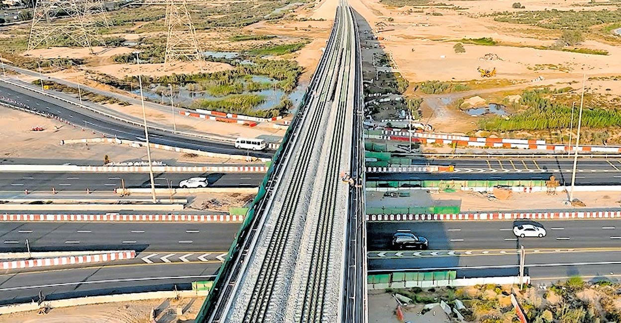 Etihad Rail: The biggest bridge becomes a reality