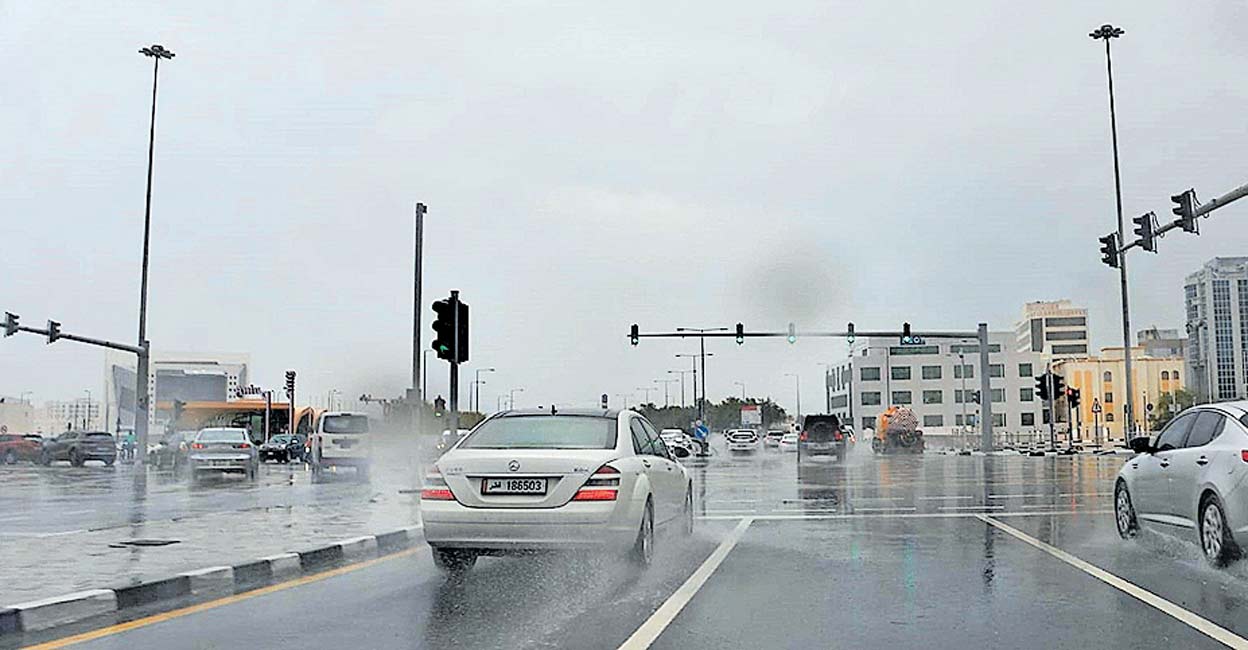 Rain soaked weekend |  Climate In Qatar