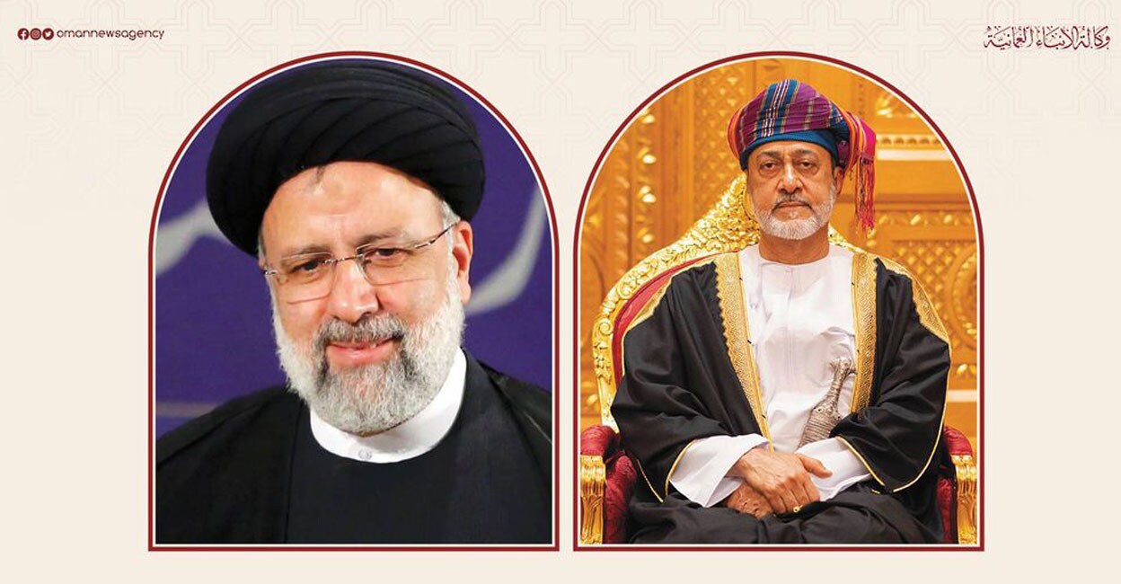 Oman’s Sultan Haitham bin Tariq and Iran’s President Dr. Ibrahim Raizi Discuss Bilateral Relations and Regional Developments