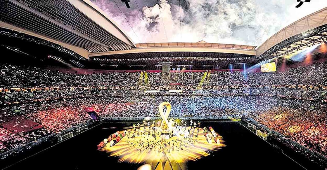 qatar-world-cup അല്ബെയ്ത് സ്റ്റേഡിയത്തില് നടന്ന ലോകകപ്പ് ഉദ്ഘാടന
ചടങ്ങ്. ഫയല് ചിത്രം.
