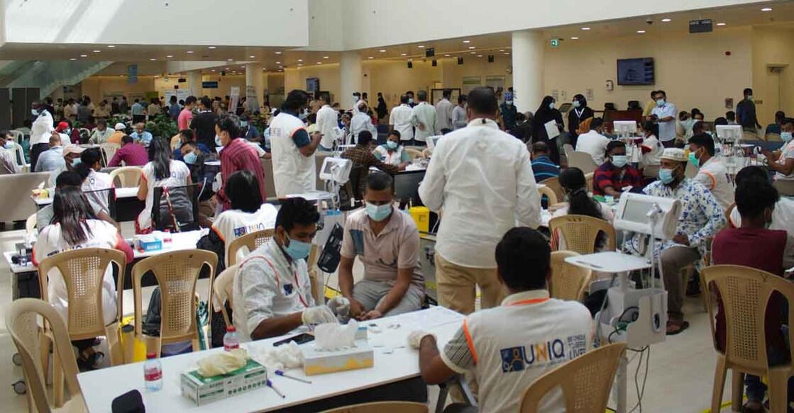 സൗജന്യ ഏഷ്യന്‍ മെഡിക്കല്‍ ക്യാംപില്‍ നിന്ന്.
