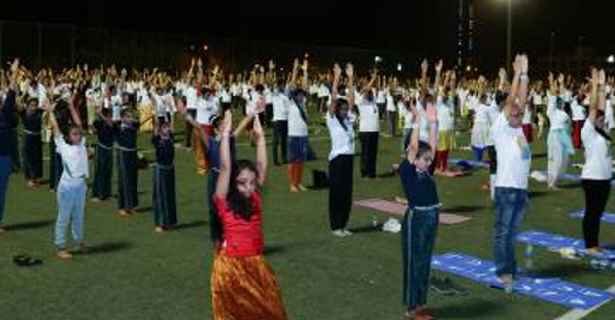 സൗദിയിൽ രാജ്യാന്തര യോഗ ദിനം ആചരിച്ചു International Yoga Day was