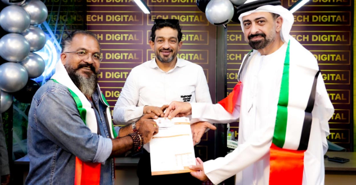 Dubai Art Director Santosh Raman Honored with UAE Golden Visa for Outstanding Contributions in Film Industry