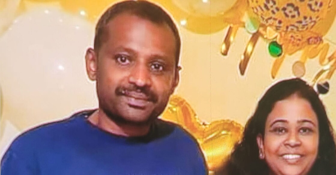 ദീപയും ഭർത്താവ് റെജിനും