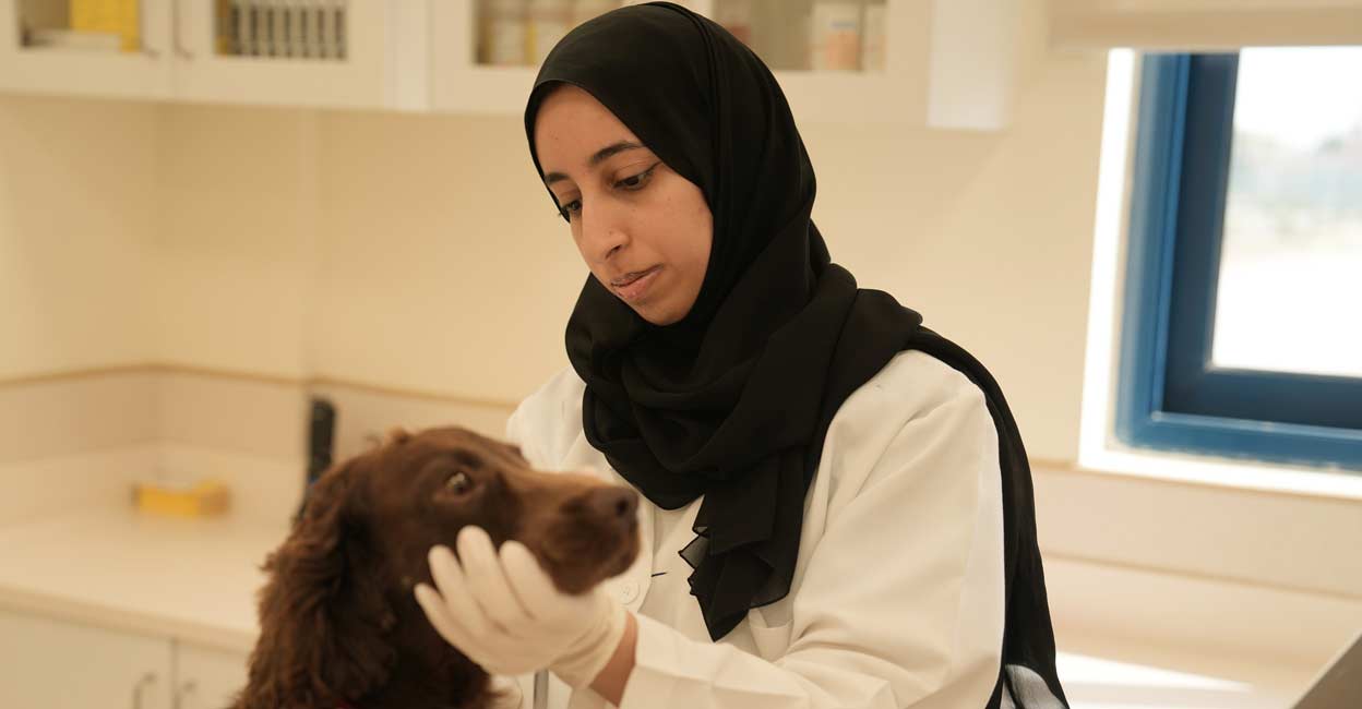 ദുബായ് പൊലീസിലെ ആദ്യ വെറ്റിനറി ഡോക്ടർ ലഫ്.മറിയം First Veterinarian in