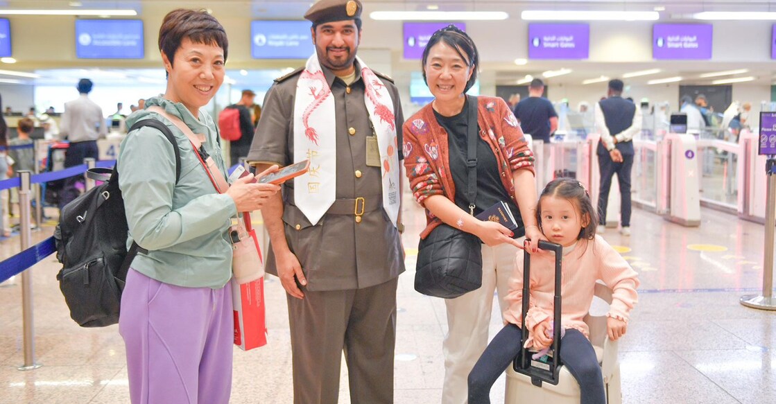 gdrfa-celebrates-chinas-75th-national-day-with-warm-welcome-at-airports Image Credit: GDRFA.